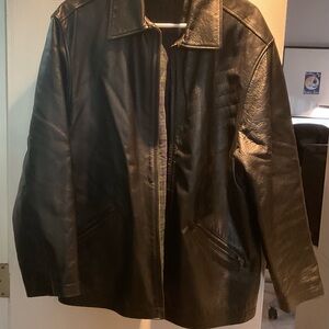 Vintage Womens Black Leather Jacket
